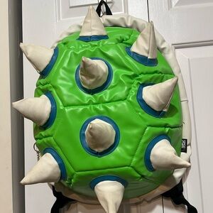 BIO Domes Green Spiked Glow In The Dark Bowser Backpack